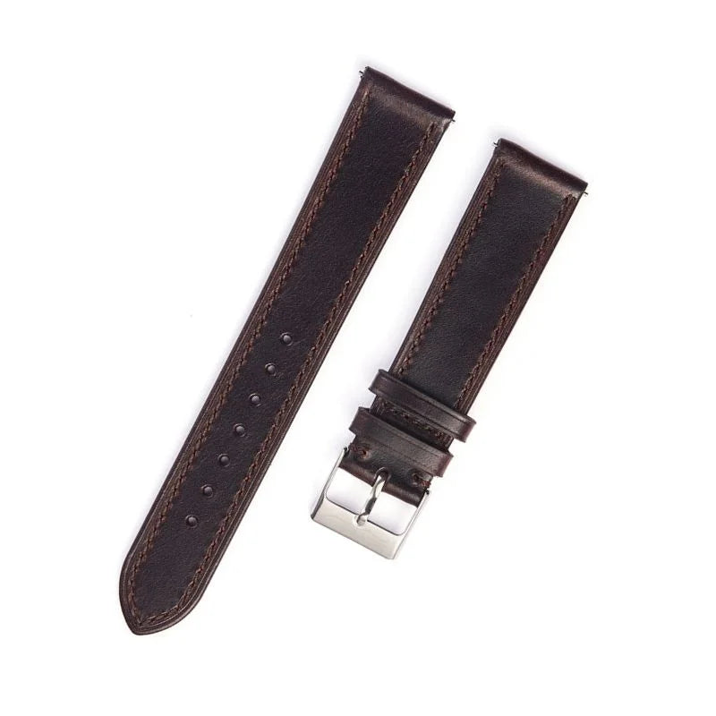 WatchesMate dark red pueblo slim watch strap