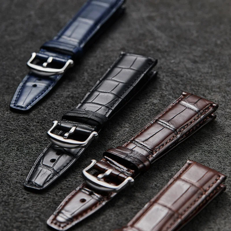 Each strap is a masterstroke of craftsmanship, featuring unique textures that embody timeless gentlemanly sophistication
